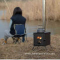 Outdoor firewood stove portable camp tent barbecue heater